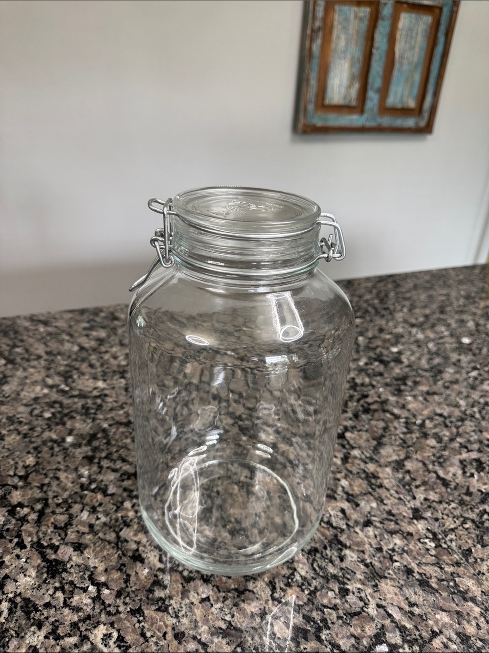 Fido Italian Glass Clip-Top Jar - Clear